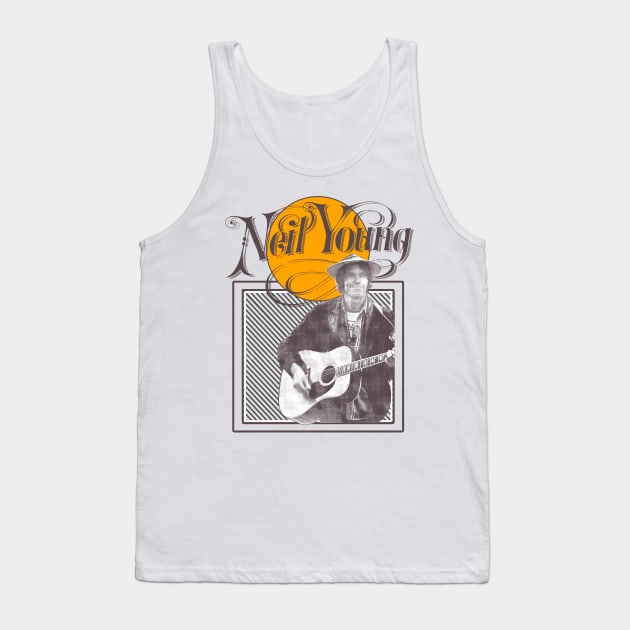 Classic Neil Young Tank Top by Pinkerjon